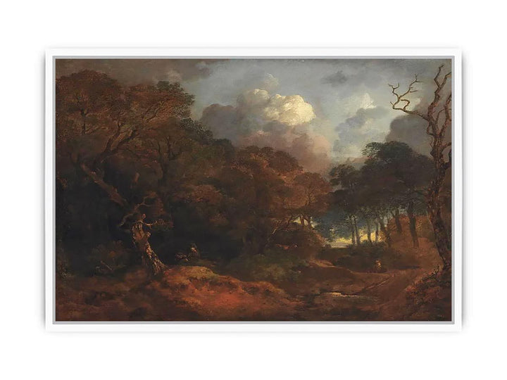 A Forest Road by Thomas Gainsborough Framed Print