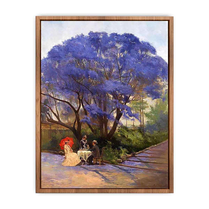 Under The Jacaranda by Godfrey Rivers  Poster