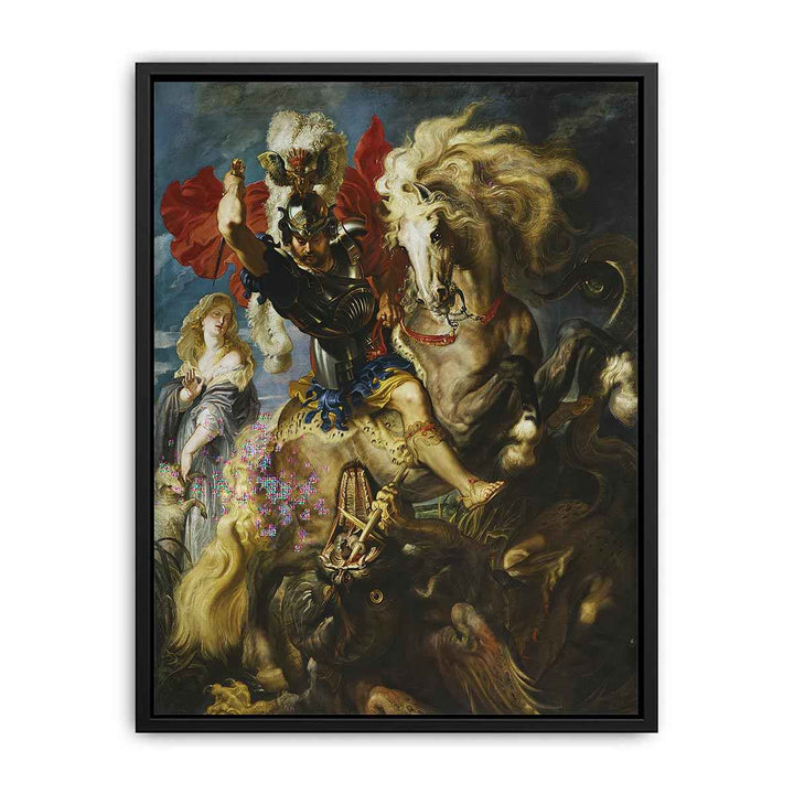  St. George and the Dragon by Paul Rubens   Painting