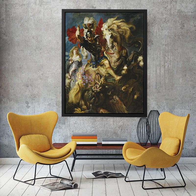  St. George and the Dragon by Paul Rubens  