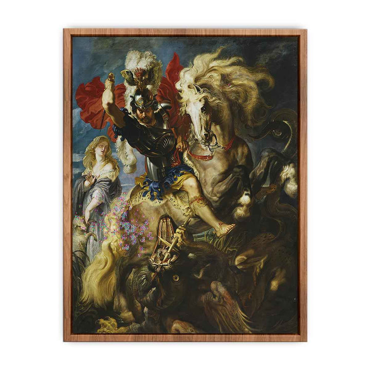  St. George and the Dragon by Paul Rubens   Poster