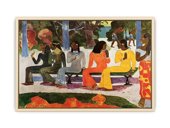 Market Day by Paul Gaugin  Art Print