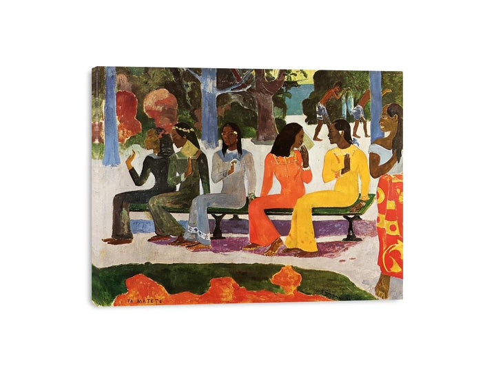 Market Day by Paul Gaugin Canvas Print