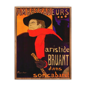 Ambassadeurs by Henri de Toulouse by Lautrec   Poster