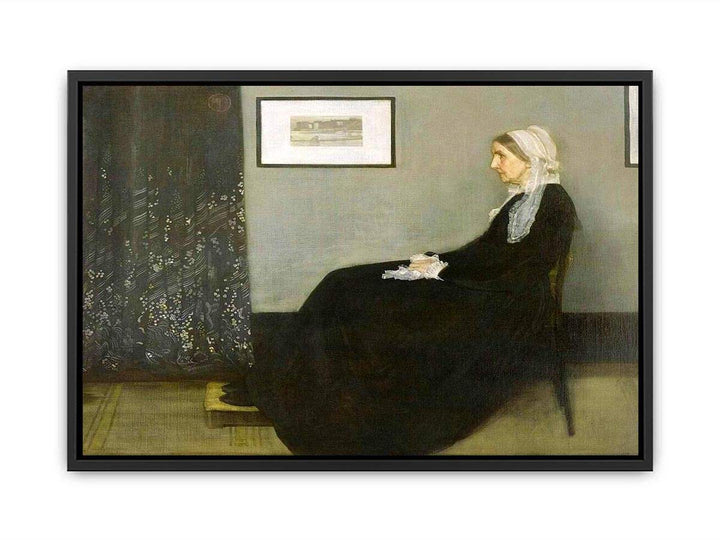 Whistler's Mother Painting by James McNeill Whistler Canvas Print