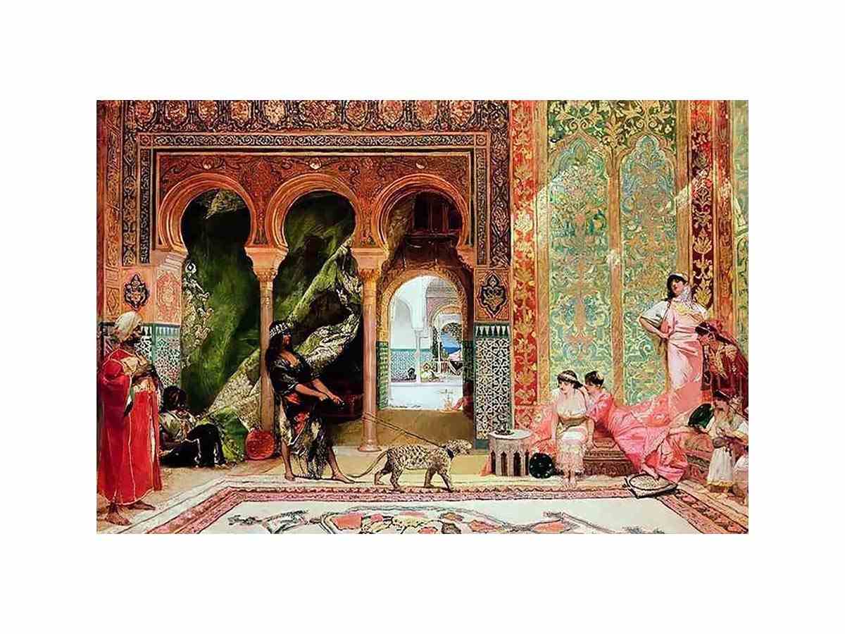 A Royal Palace in Morocco by BENJAMIN JEAN JOSEPH CONSTANT