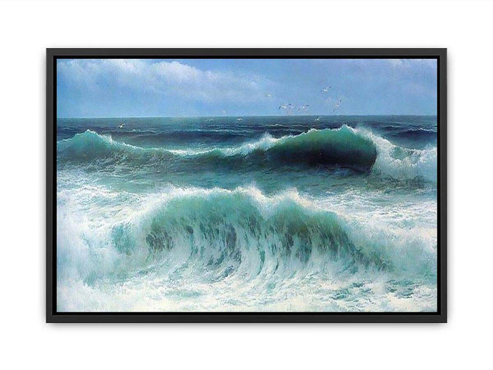 Breaking Waves I Canvas Print