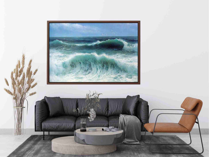 Breaking Waves I Painting