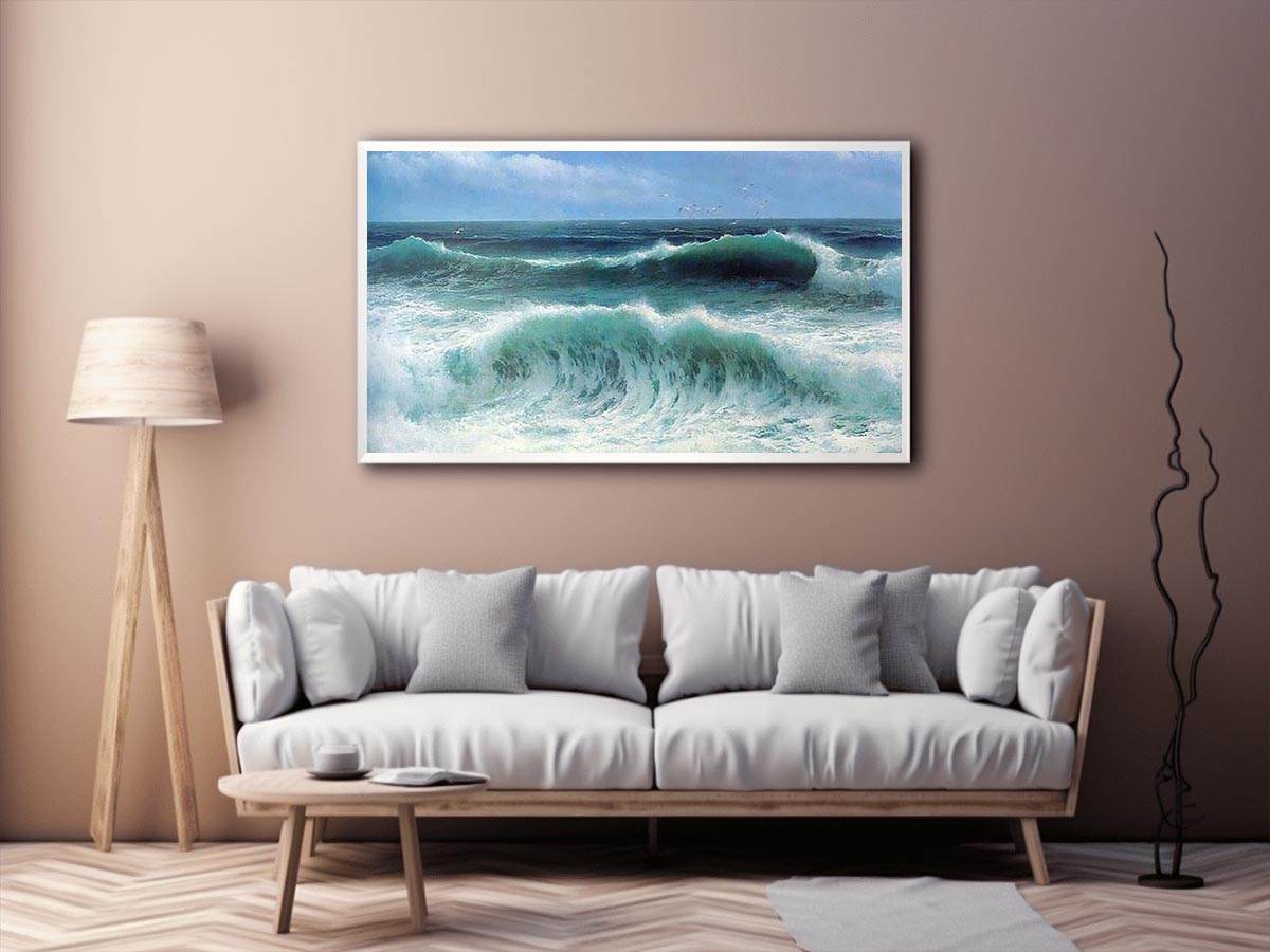 Breaking Waves I by DAVID JAMES Painting