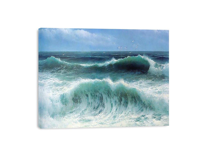 Breaking Waves I  Painting