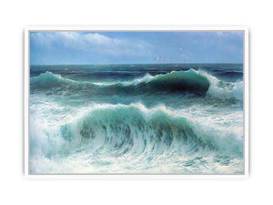 Breaking Waves I Framed Print