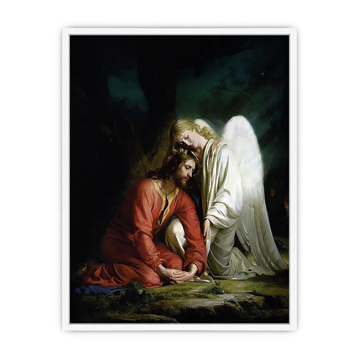 Christ at Gethsemane I Framed Print