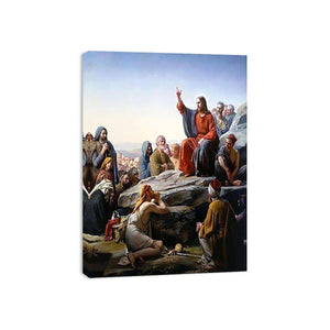 The Sermon on the Mount by Carl Heinrich Bloch Painting