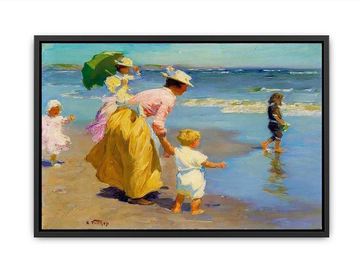 At the Beach Canvas Print
