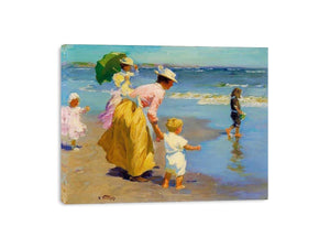 At the Beach by Edward Henry Potthast Painting