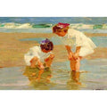 Girls Playing in Surf by Edward Henry Potthast