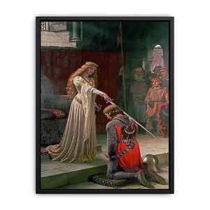 The Accolade by Edmund Blair Blair Leighton Canvas Print