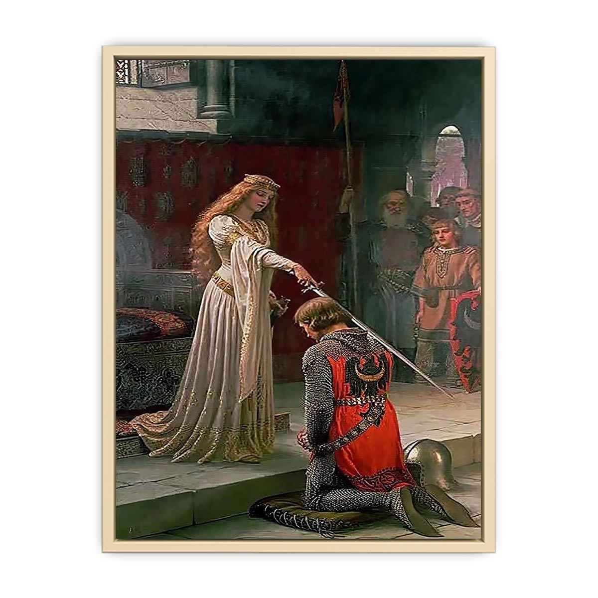 The Accolade by Edmund Blair Blair Leighton  Art Print