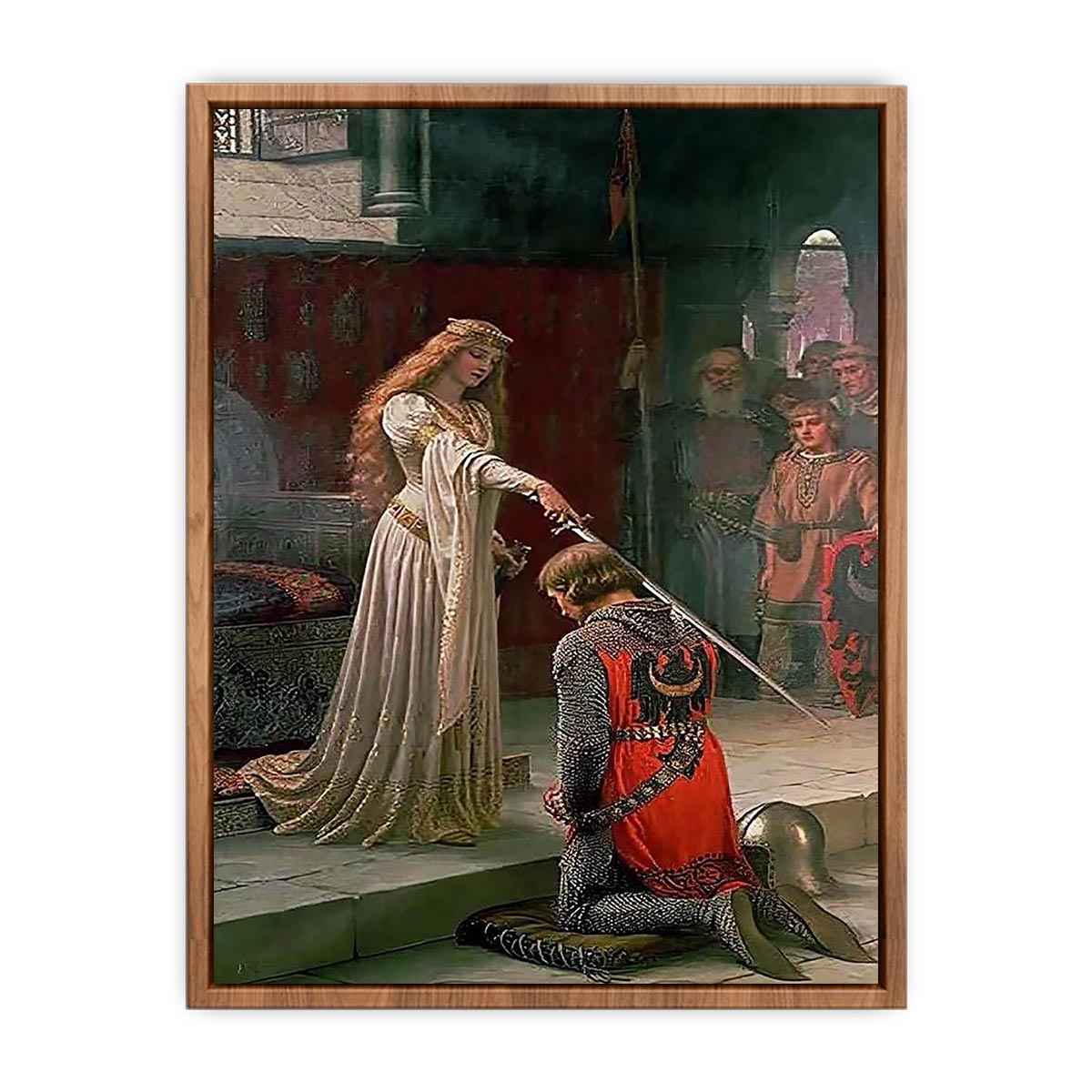 The Accolade by Edmund Blair Blair Leighton  Poster
