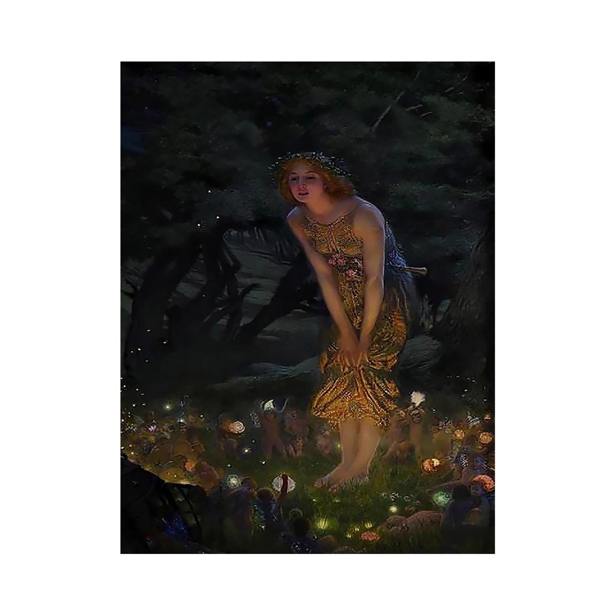 Midsummer Eve by Edward Robert Hughes R.W.S.
