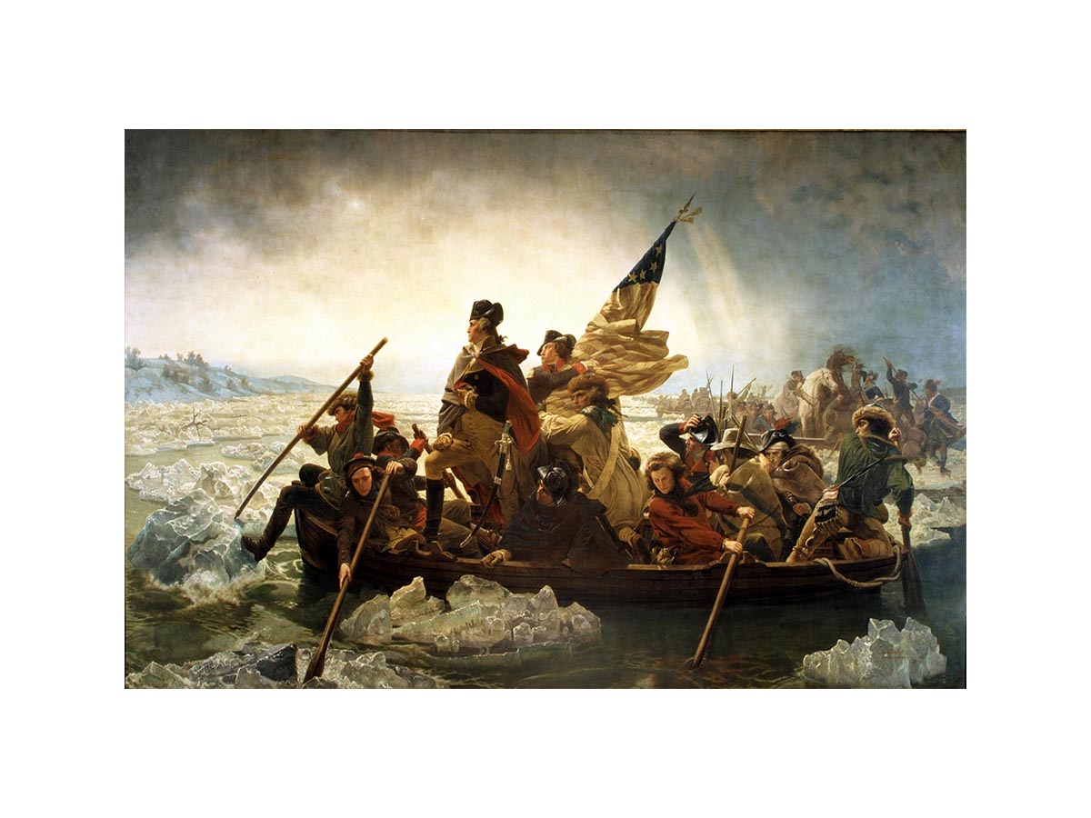Washington Crossing the Delaware by Emanuel Gottlieb Leutze