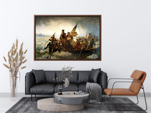 Washington Crossing the Delaware by Emanuel Gottlieb Leutze  Painting