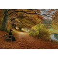 A Wooded Path In Autumn by Hans Anderson Brendekilde