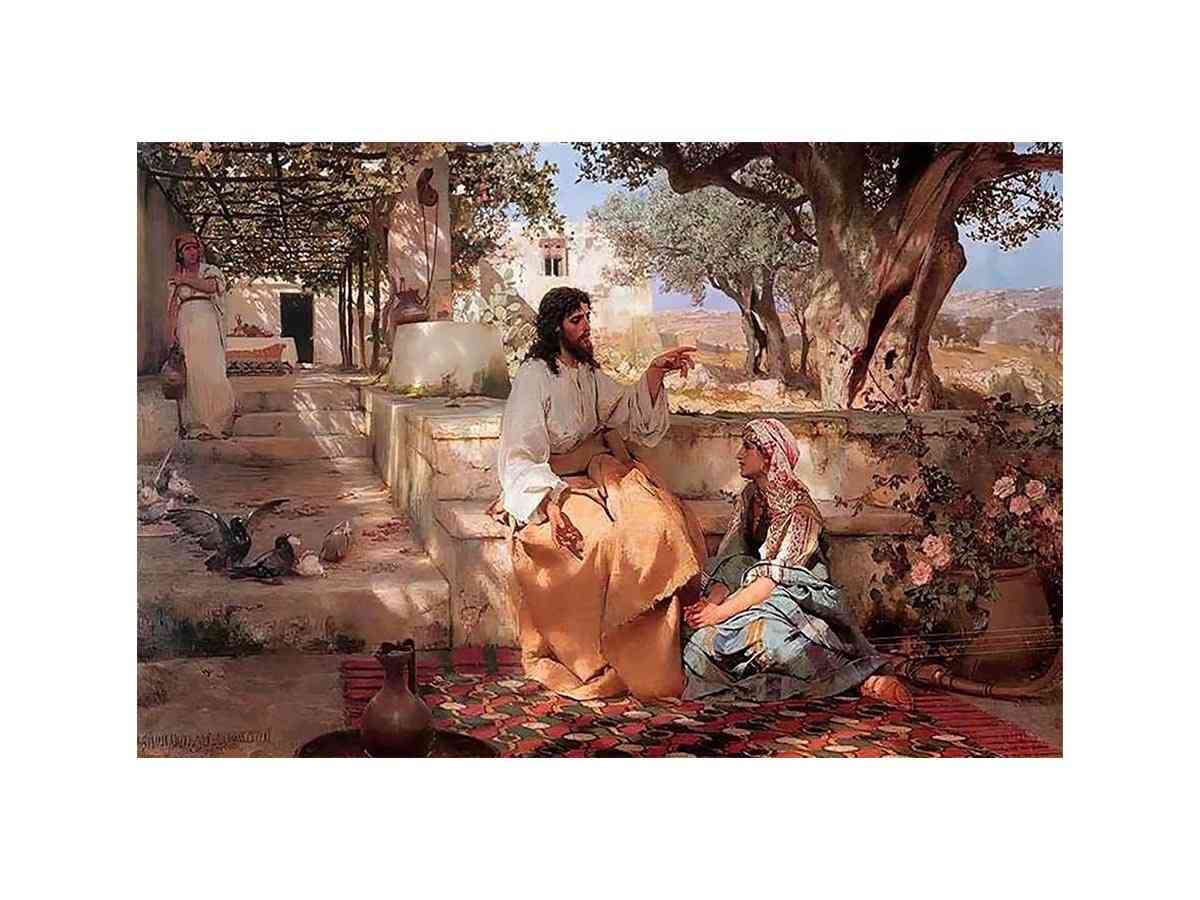Christ in the House of Martha and Mary by Henryk Hector Siemiradzki