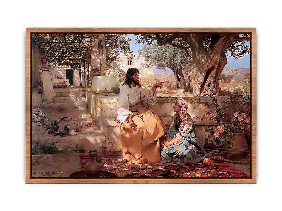 Christ in the House of Martha and Mary  Poster