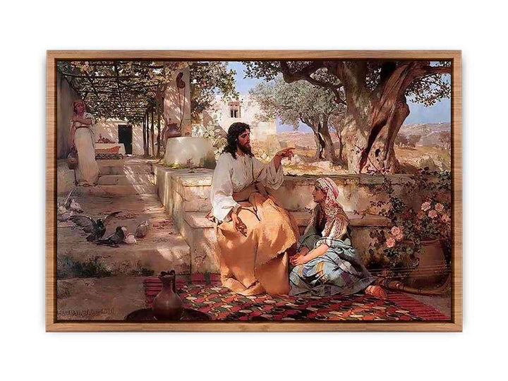 Christ in the House of Martha and Mary  Poster