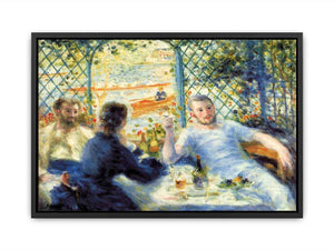 The Canoeists Luncheon by Pierre-Auguste Renoir Painting 