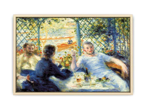 The Canoeists Luncheon by Pierre-Auguste Renoir  Art Print