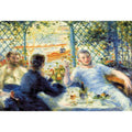 The Canoeists Luncheon by Pierre-Auguste Renoir Painting 