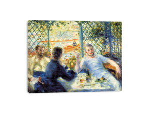 The Canoeists Luncheon by Pierre-Auguste Renoir Painting 