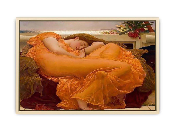 Flaming June  Art Print