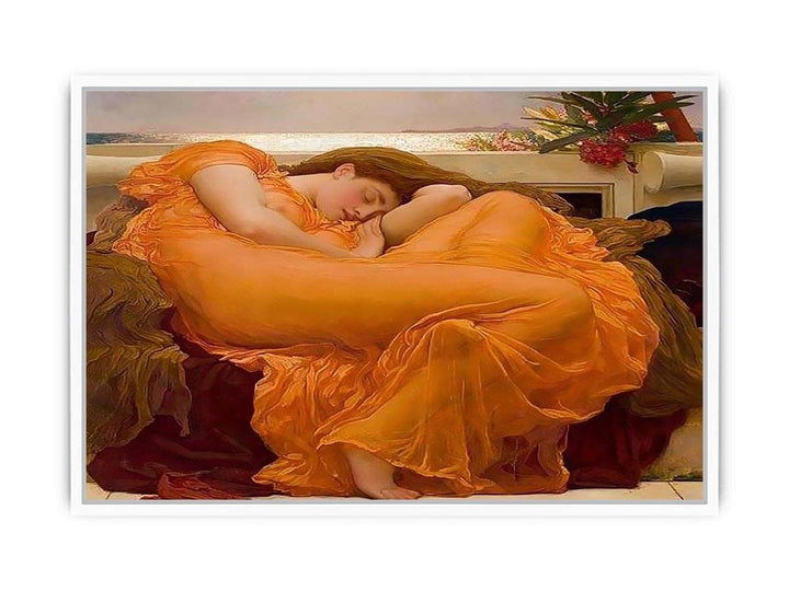 Flaming June Framed Print