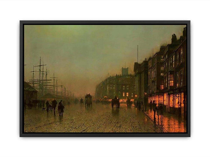 Liverpool from Wapping Canvas Print