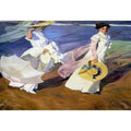Strolling along the Seashore by Joaquin Sorolla y Bastida