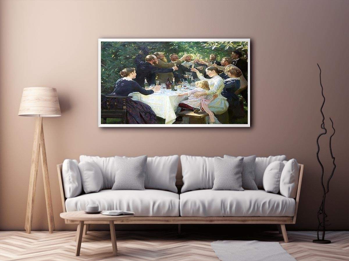 Hip Hip Hurrah Artists Party at Skagen by Peder Severin Kroyer Painting
