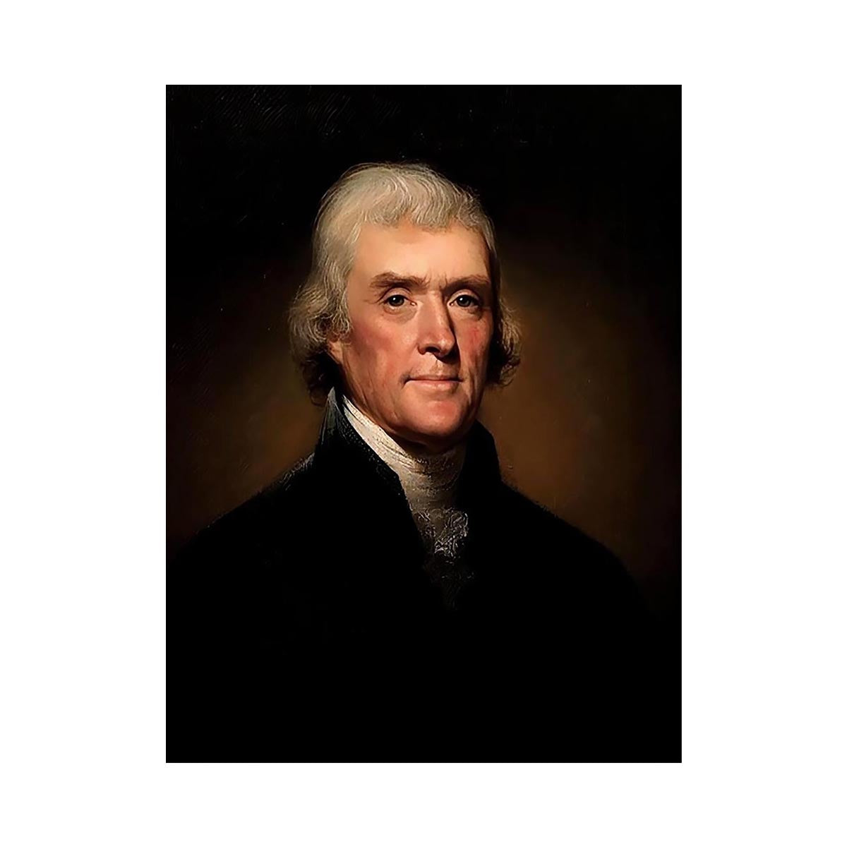 Portrait of Thomas Jefferson by Rembrandt Peale
