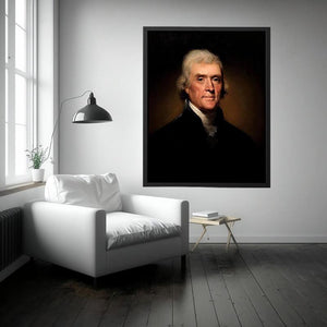 Portrait of Thomas Jefferson by Rembrandt Peale Painting