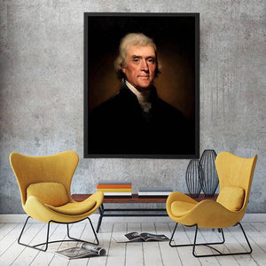 Portrait of Thomas Jefferson by Rembrandt Peale Painting