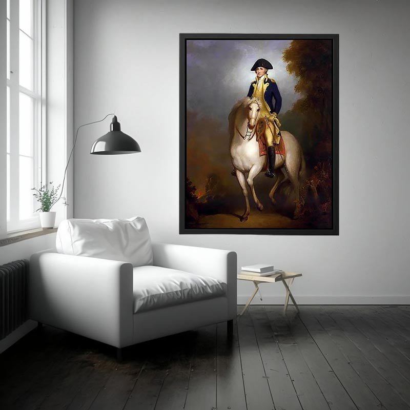 Equestrian Portrait of George Washington by Rembrandt Peale Painting