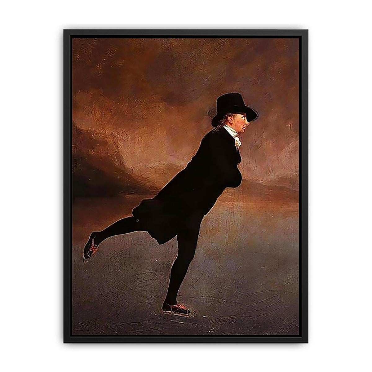 The Reverend Robert Walker skating on Duddingston Loch Canvas Print