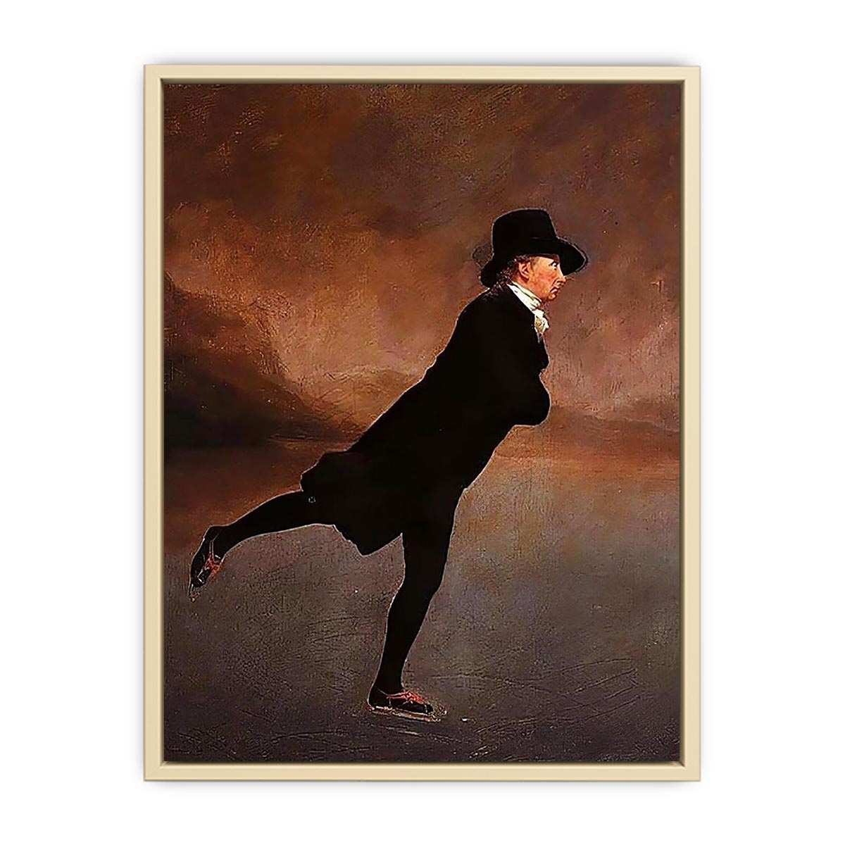 The Reverend Robert Walker skating on Duddingston Loch  Art Print