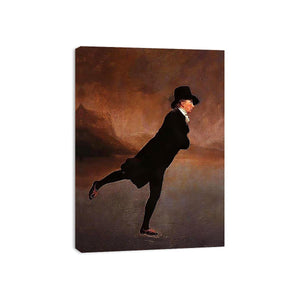 The Reverend Robert Walker skating on Duddingston Loch by Sir Henry Raeburn Painting