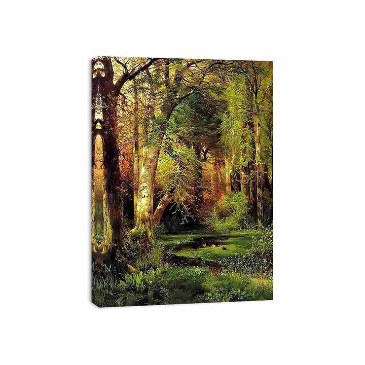 Forest Scene  Painting