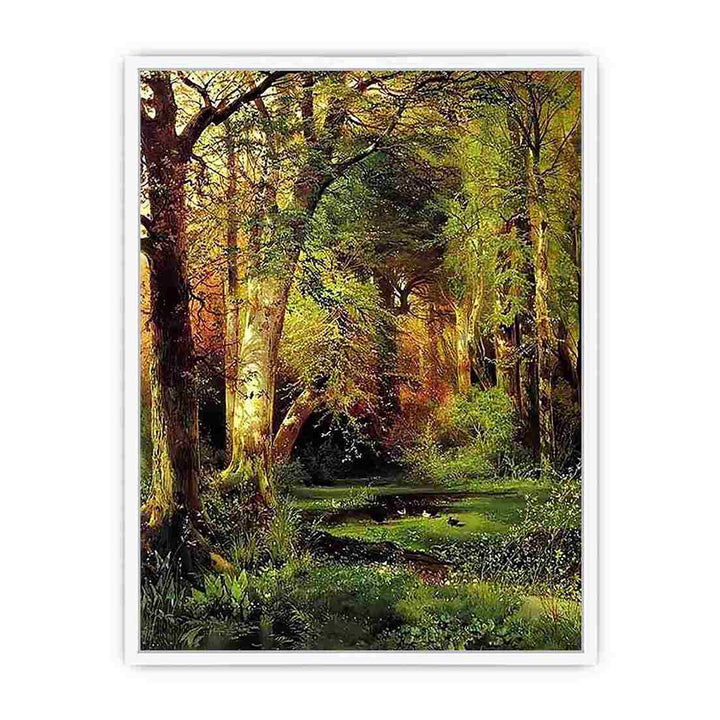Forest Scene Framed Print