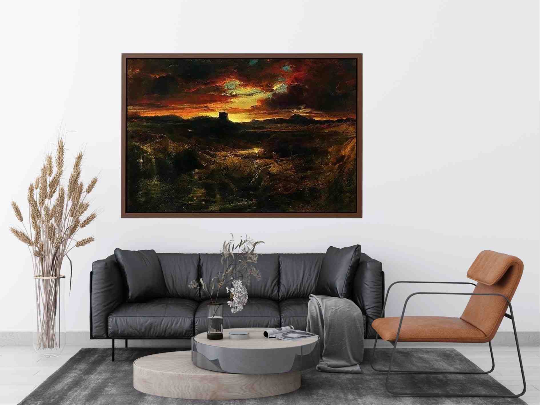 Childe Roland to the Dark Tower Came by Thomas Moran Painting
