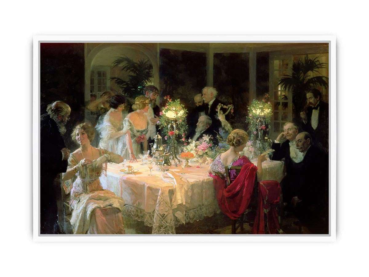 The Dinner Party Framed Print